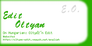 edit oltyan business card